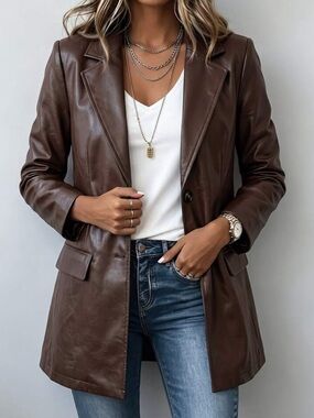 Women's Winter Outerwear, Women's Lapel Jacket, Women's Casual Outing